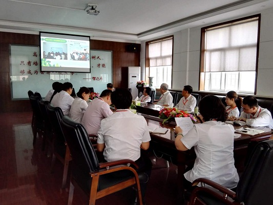 我校召开二级院部四月份重点教学工作总结汇报会