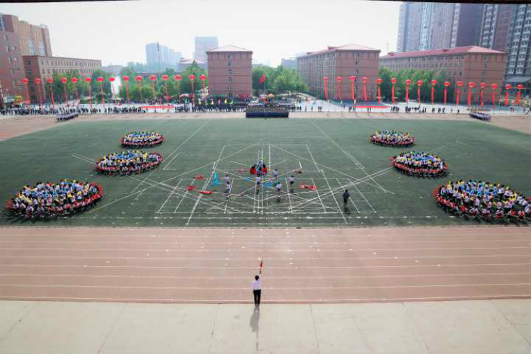 青春颂 竞技风 长城梦 ——我校2018年春季运动会隆重开幕