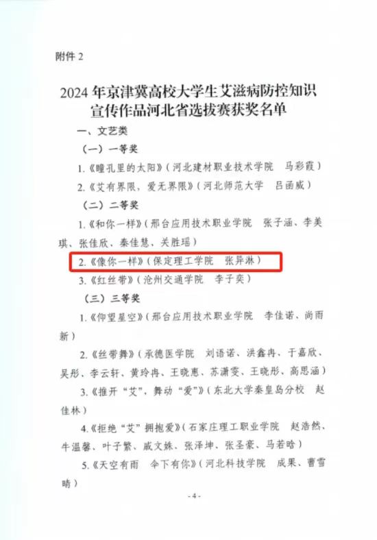 【团团速递】喜报|我校在2024年京津冀高校大学生艾滋病防控知识宣传活动省级竞赛中喜获佳绩