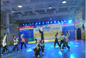 保定理工学院在2025年全国啦啦操联赛（石家庄站）斩获佳绩