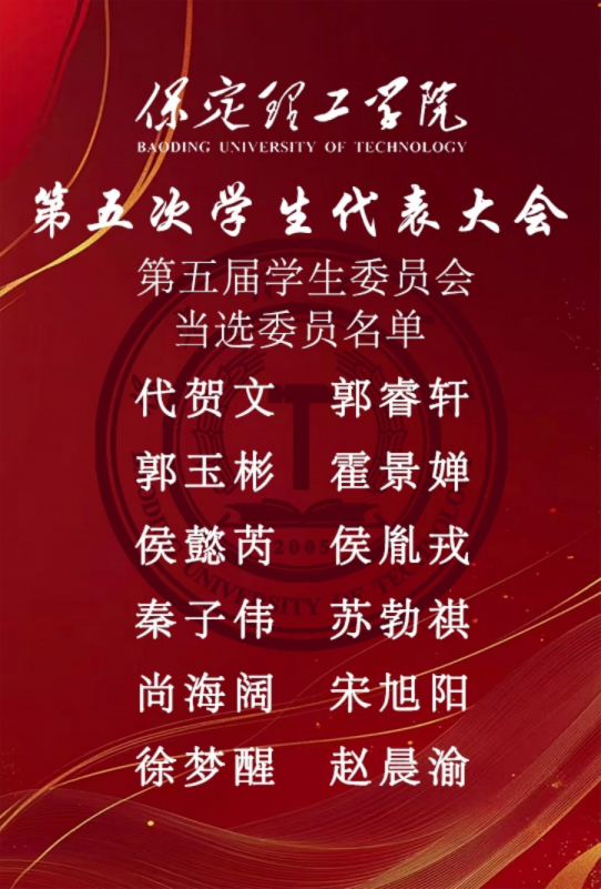 学代会——保定理工学院第五次学生代表大会圆满落幕